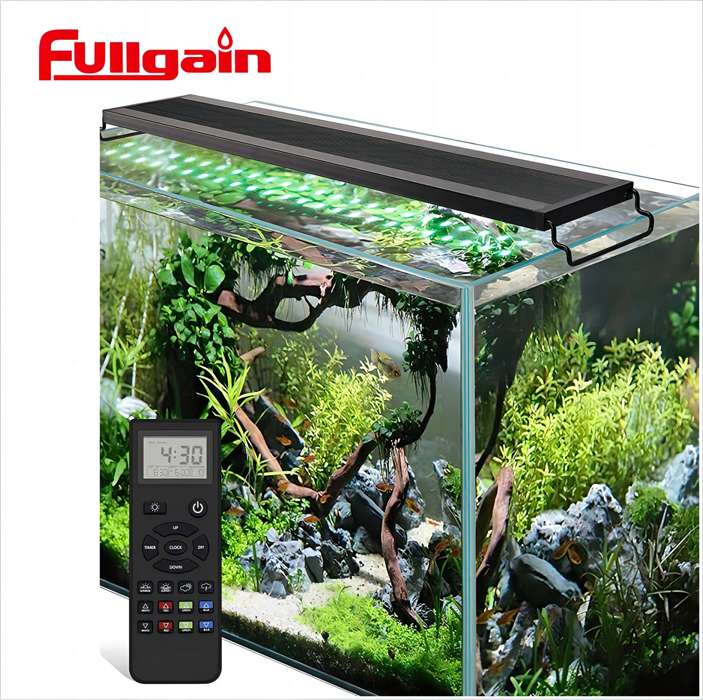 Fullgain FG-158 Remote Control LED Aquarium Light