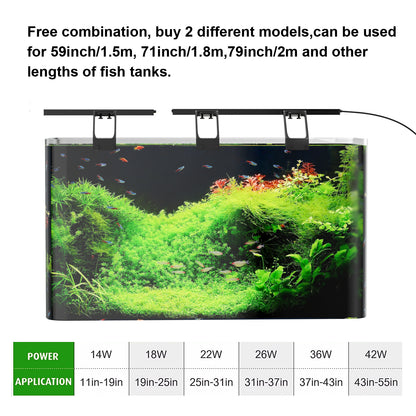 Fullgain FG-163 Clip On Full Spectrum Aquarium LED Light