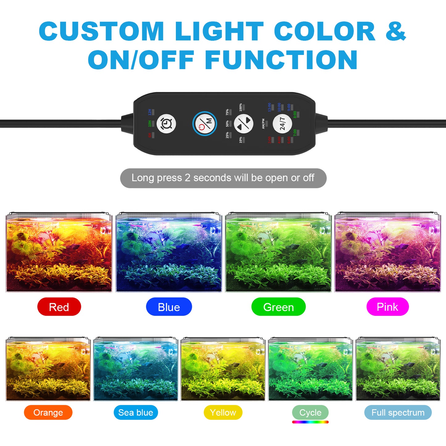Fullgain FG-169 24/7 Mode LED Aquarium Light