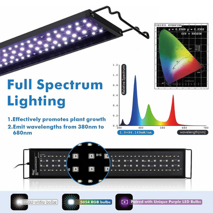 Fullgain FG-158 PRO Remote Control LED Aquarium Light