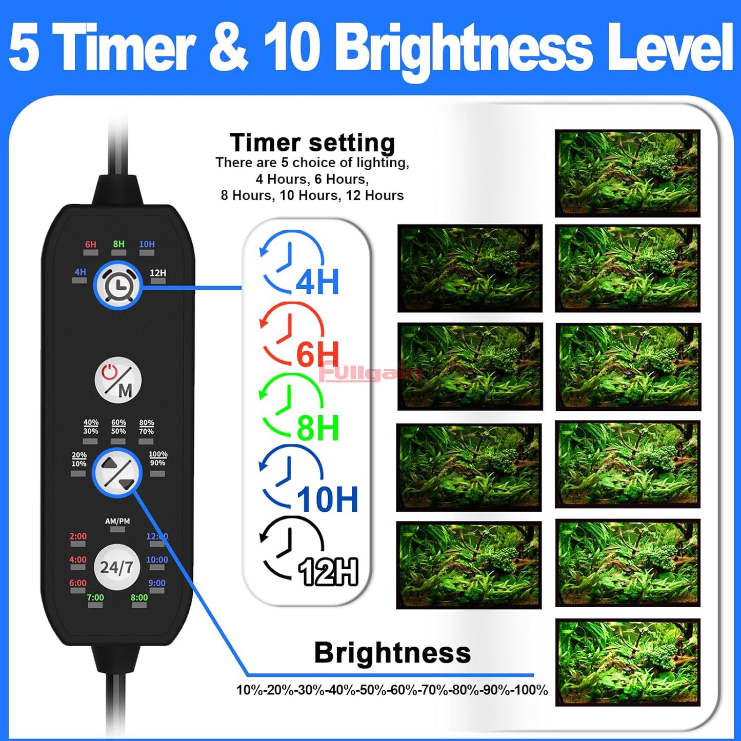 Fullgain FG-188 Planted LED Aquarium Light