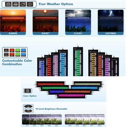 Fullgain FG-158 PRO Remote Control LED Aquarium Light