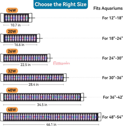 Fullgain FG-186 Planted LED Aquarium Light