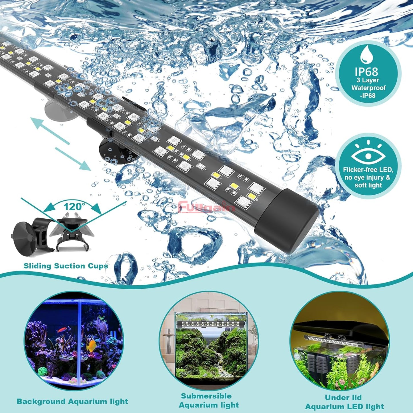 Fullgain FG-180 Planted Submersible LED Aquarium Light